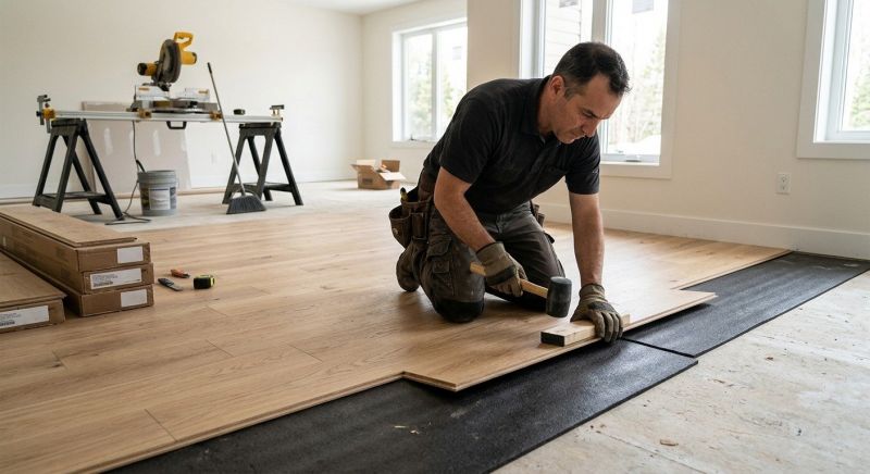 Engineered Wood Installation in Medford, MA