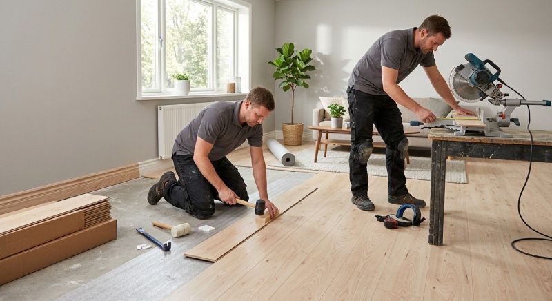 Laminate Floor Installation in Dedham, MA