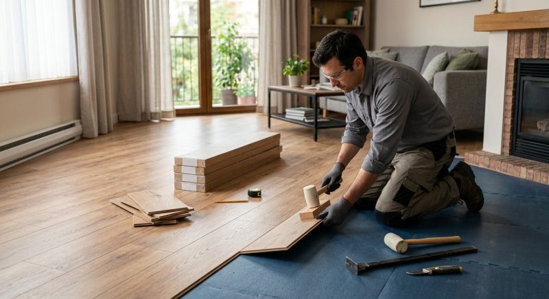 Laminate Floor Replacement in Lynn, MA