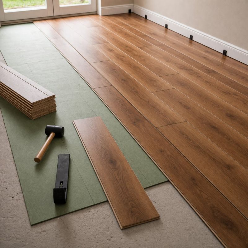 Laminate Floor Replacement in Newton, MA