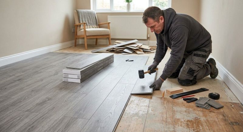 Laminate Floor Replacement in Reading, MA
