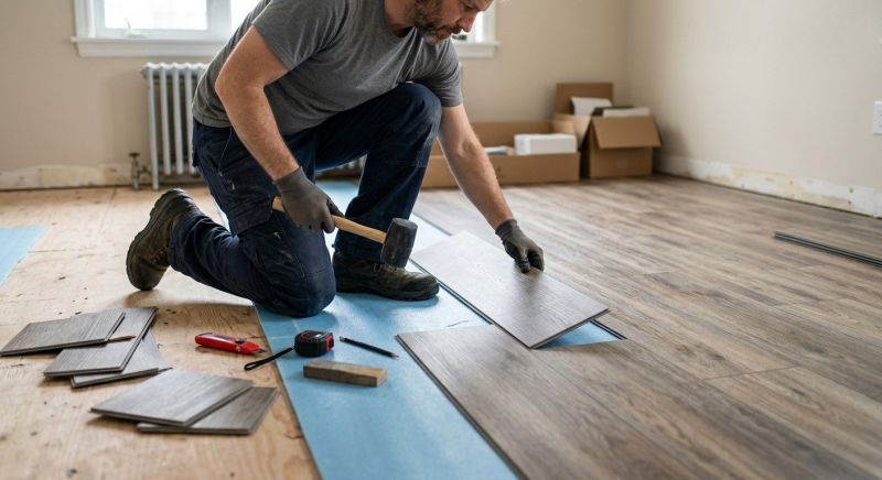 Linoleum Floor Installation in Peabody, MA