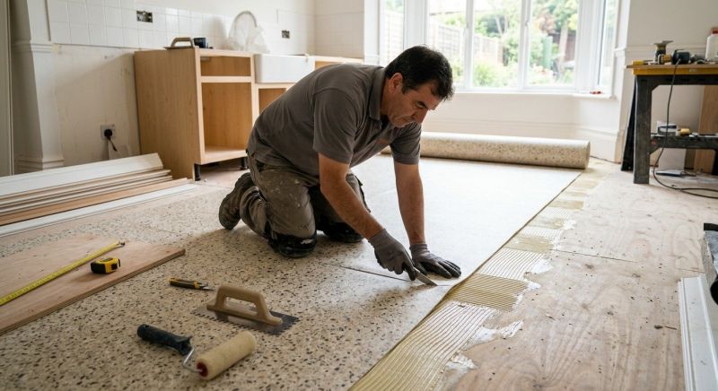 Linoleum Floor Installation in Randolph, MA