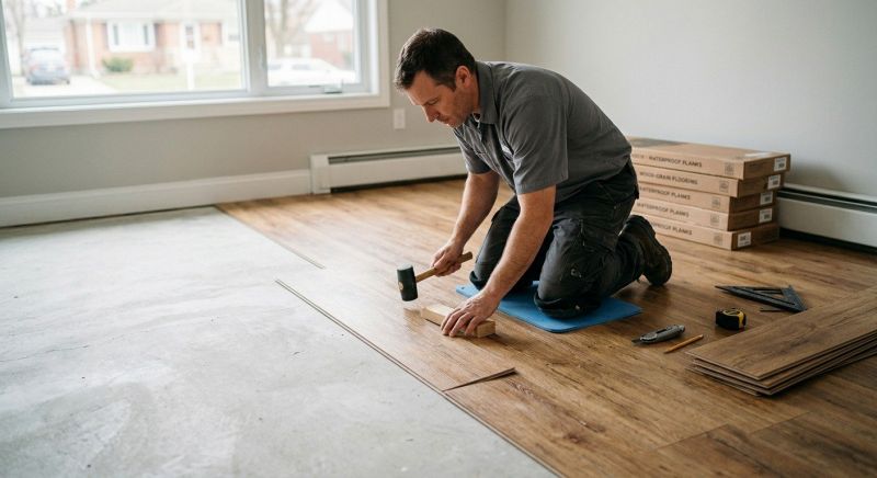 Linoleum Floor Installation in Randolph, MA
