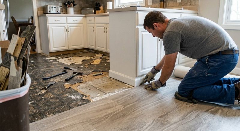 Linoleum Floor Installation in Randolph, MA