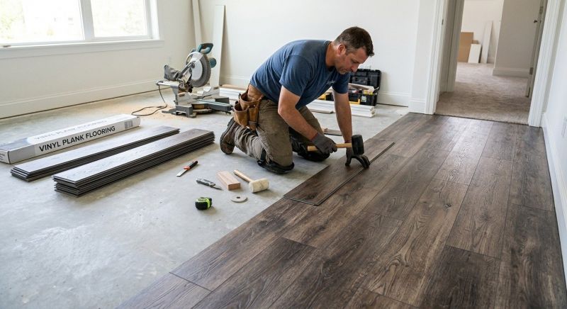 Linoleum Floor Installation in West Roxbury, MA