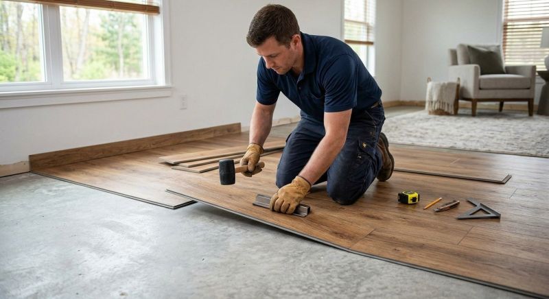 Luxury Vinyl Tile Installation in Middleton, MA