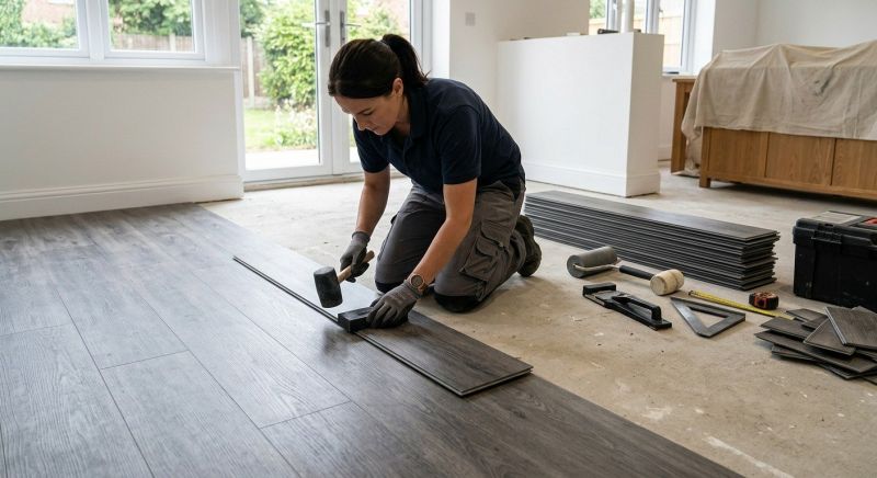 Luxury Vinyl Tile Installation in Roslindale, MA