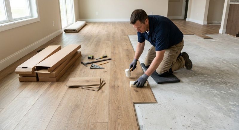 Luxury Vinyl Tile Installation in Somerville, MA