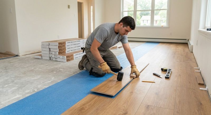Lvt Flooring Installation in Reading, MA