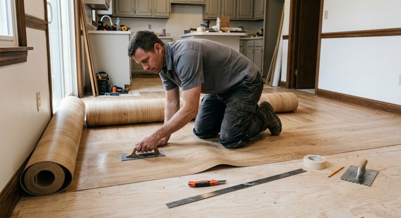 Sheet Flooring Installation in Wellesley, MA