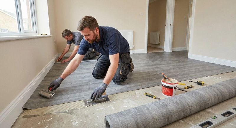 Sheet Linoleum Installation in South Weymouth, MA