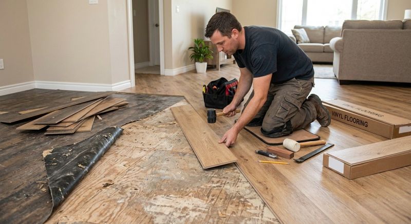 Vinyl Flooring Installation in Tyngsboro, MA