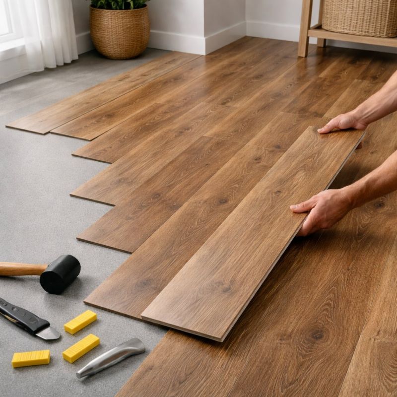 Vinyl Plank Floor Installation in Medford, MA