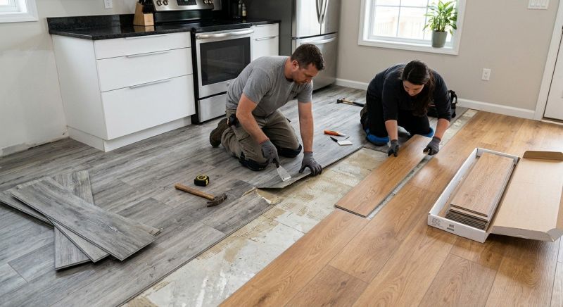 Vinyl Tile Replacement in Medford, MA