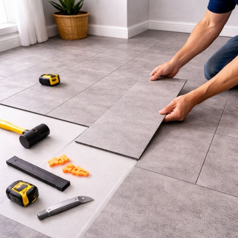 Vinyl Tile Replacement in Medford, MA