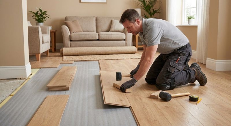 Laminate Floor Installation in Natick, MA