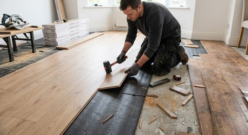 Laminate Floor Replacement in Waltham, MA