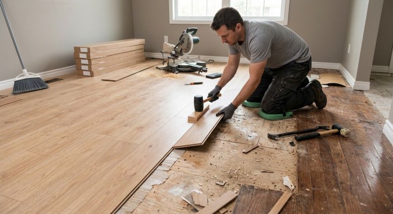 Laminate Floor Replacement in Revere, MA