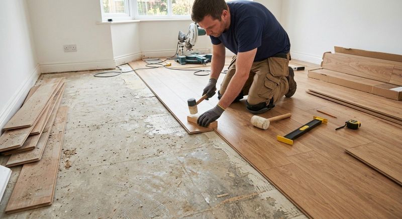 Laminate Floor Replacement in Lynn, MA