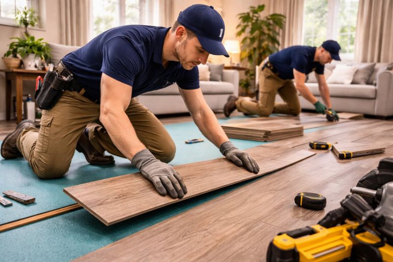 Laminate Floor Replacement in Winchester, MA