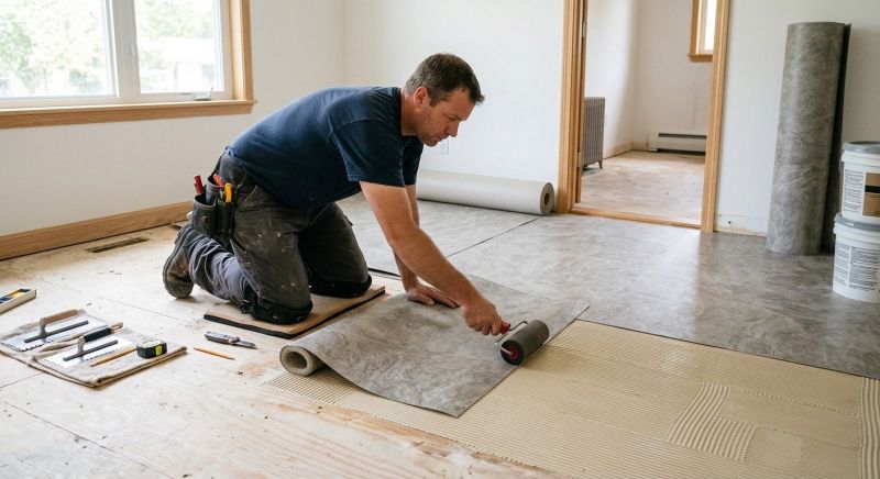 Sheet Flooring Installation in Natick, MA